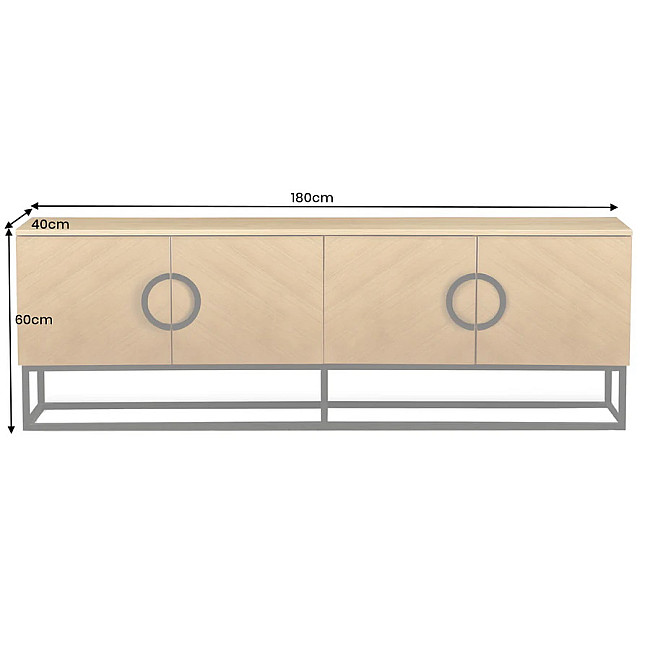 TV-skrinka 46699 Grandezza 180cm Natural Dub Dyha