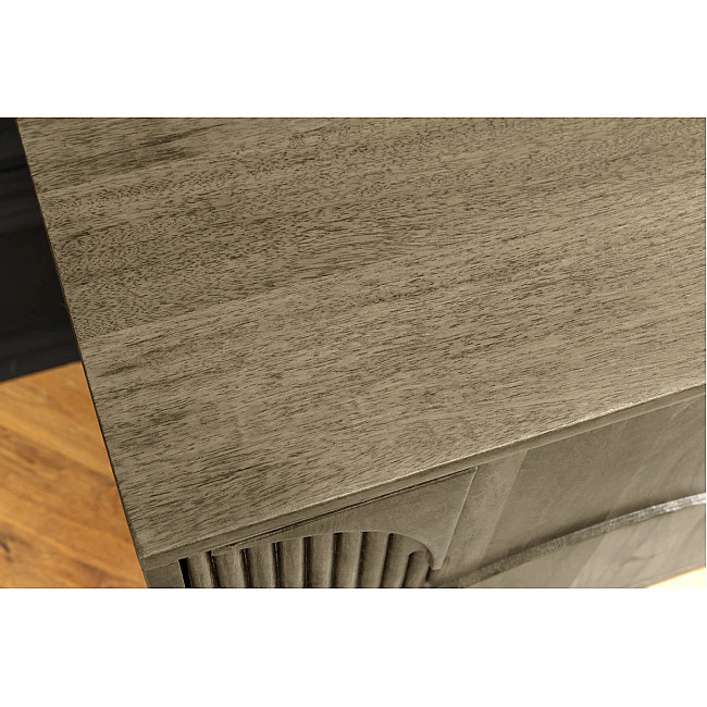 TV-skrinka 46804 Art Deco 200cm Drevo Mango Šedé