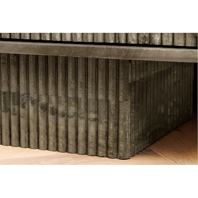 TV-skrinka 46804 Art Deco 200cm Drevo Mango Šedé