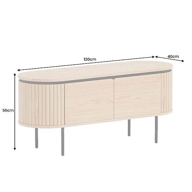 TV-skrinka 47449 Atelier 120cm Natural Dub Dyha