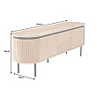 TV-skrinka 47450 Atelier 160cm Natural Dub Dyha