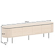 TV-skrinka 47451 Atelier 200cm Natural Dub Dyha