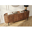 TV-skrinka 47584 Adlon 160cm Drevo Mango Hnedé