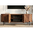 TV-skrinka 47584 Adlon 160cm Drevo Mango Hnedé