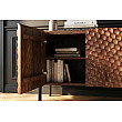 TV-skrinka 47584 Adlon 160cm Drevo Mango Hnedé