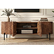 TV-skrinka 47585 Adlon 200cm Drevo Mango Hnedé