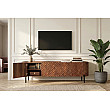 TV-skrinka 47585 Adlon 200cm Drevo Mango Hnedé