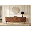 TV-skrinka 47585 Adlon 200cm Drevo Mango Hnedé