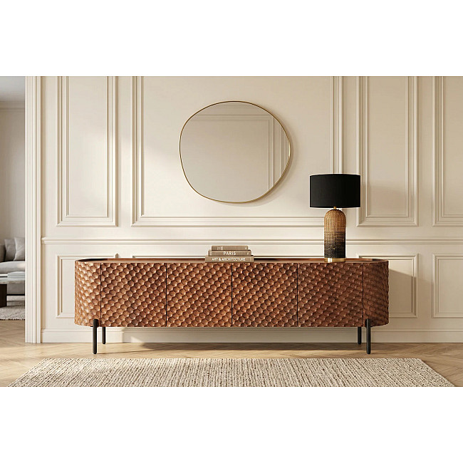 TV-skrinka 47585 Adlon 200cm Drevo Mango Hnedé