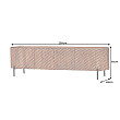 TV-skrinka 47585 Adlon 200cm Drevo Mango Hnedé