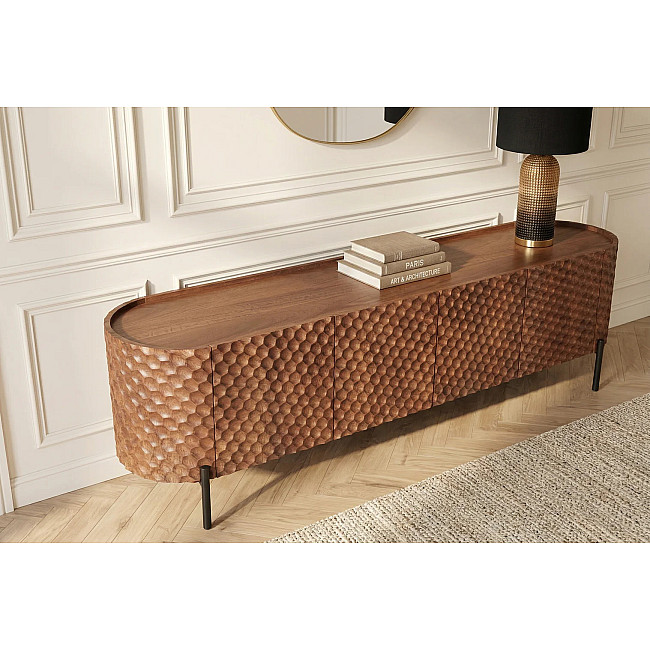 TV-skrinka 47585 Adlon 200cm Drevo Mango Hnedé