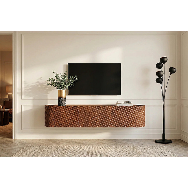 TV-skrinka 47586 Adlon 160cm Drevo Mango Hnedé