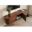 TV-skrinka 47586 Adlon 160cm Drevo Mango Hnedé