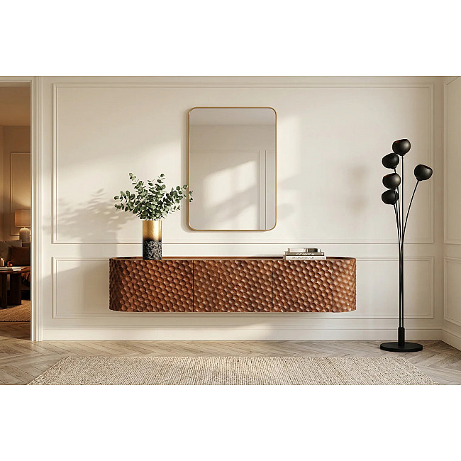 TV-skrinka 47586 Adlon 160cm Drevo Mango Hnedé