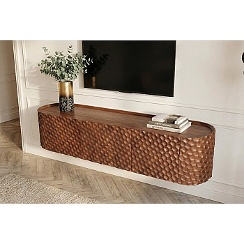 TV-skrinka 47586 Adlon 160cm Drevo Mango Hnedé
