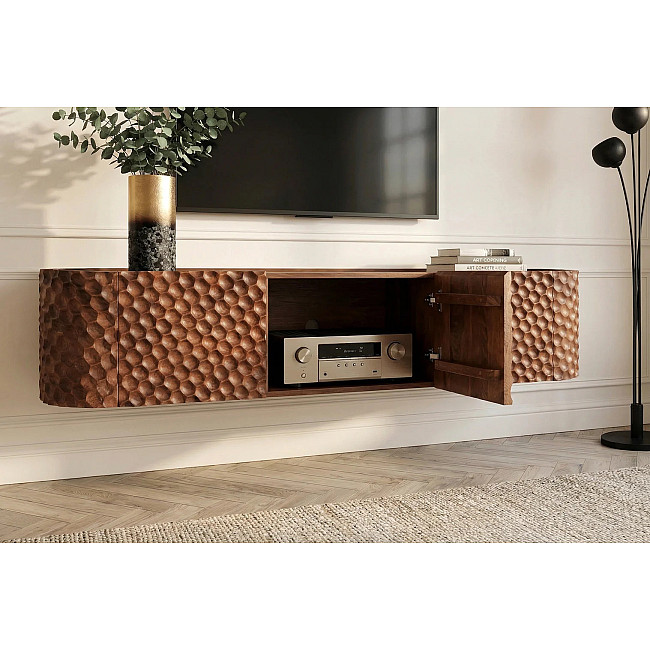 TV-skrinka 47586 Adlon 160cm Drevo Mango Hnedé