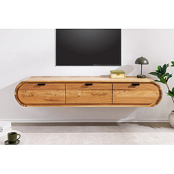 TV-skrinka 47756 Organic 160cm Drevo Acacia