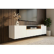 TV-skrinka 47807 Loft 160cm Biela/Prírodná Dub Dyha