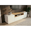 TV-skrinka 47810 Loft 160cm Biela/Prírodná Dub Dyha