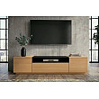 TV-skrinka 47811 Loft 160cm Prírodná/Čierna Dub Dyha