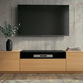 TV-skrinka 47811 Loft 160cm Prírodná Dub Dyha/Čierna