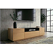 TV-skrinka 47811 Loft 160cm Prírodná/Čierna Dub Dyha