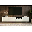 TV-skrinka 47815 Loft 200cm Biela/Prírodná Dub Dyha