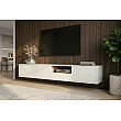 TV-skrinka 47815 Loft 200cm Biela/Prírodná Dub Dyha