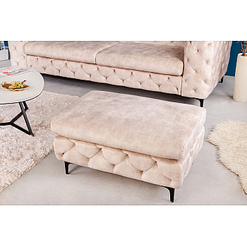 Taburetka 42642 Modern Barock Zamat Champagner Taburetka 42642 Modern Barock Zamat Champagner