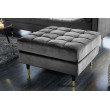 Taburetka 43132 Cozy Zamat Šedá Taburetka 43132 Cozy Zamat Šedá