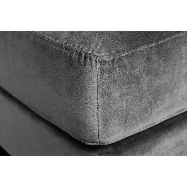 Taburetka 43132 Cozy Zamat Šedá Taburetka 43132 Cozy Zamat Šedá