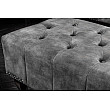 Taburetka 43521 Chesterfield Zamat šedá Taburetka 43521 Chesterfield Zamat šedá