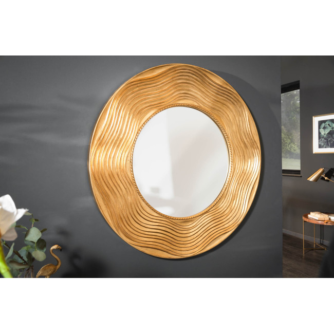Zrkadlo 40697 Ø100cm gold Zrkadlo 40697 Ø100cm gold