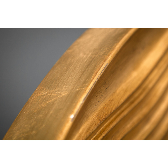 Zrkadlo 40697 Ø100cm gold