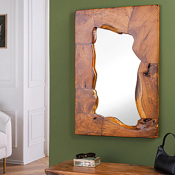 Zrkadlo 44711 Mosaic 60x90cm Drevo Teak