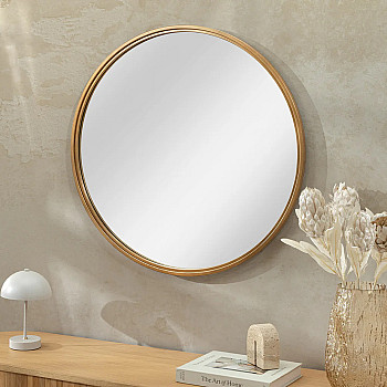 Zrkadlo 46096 Portrait Ø60cm Zlaté