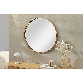 Zrkadlo 46096 Portrait Ø60cm Zlaté