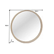 Zrkadlo 46096 Portrait Ø60cm Zlaté
