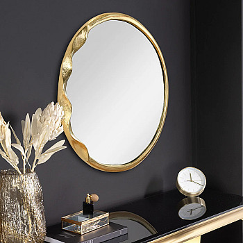 Zrkadlo 46099 Portrait Ø55cm Zlaté