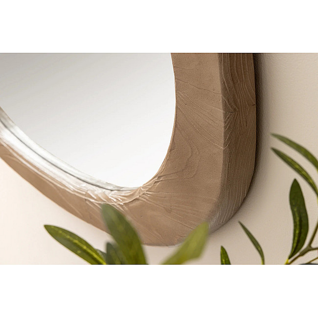 Zrkadlo 46489 Organic 70x105cm Drevo Pínia Béžová