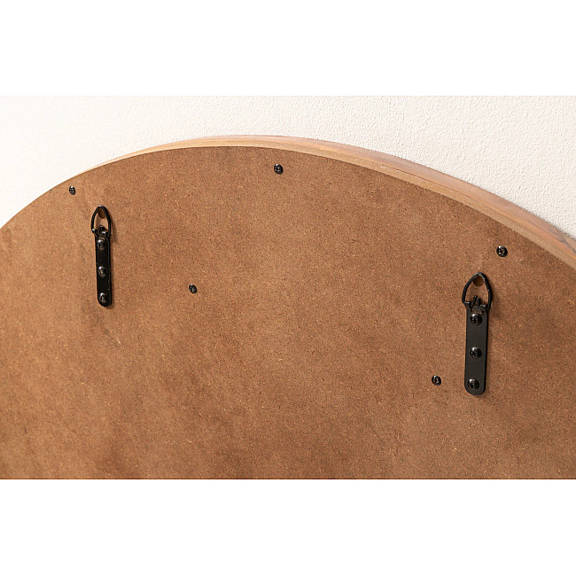 Zrkadlo 46492 Living Edge Ø100cm Drevo Acacia