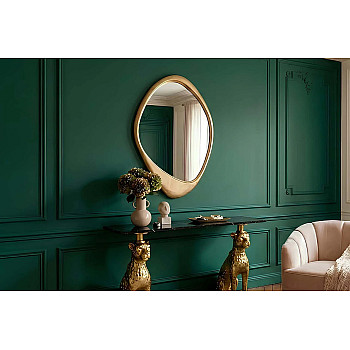 Zrkadlo Organic 48127 94x64cm Zlaté