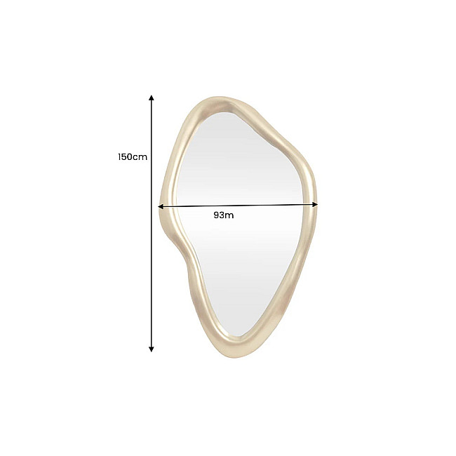 Zrkadlo Marquise 48182 93x150cm Zlaté