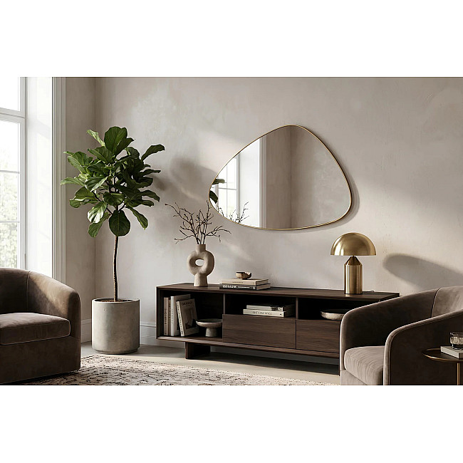 Zrkadlo 48186 Noemi 85x56cm Zlaté