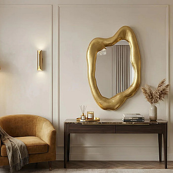 Zrkadlo Aura 48187 93x55cm Zlaté