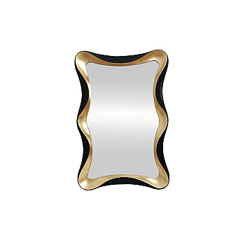 Zrkadlo Alice 48188 120x80cm Čierne-zlaté