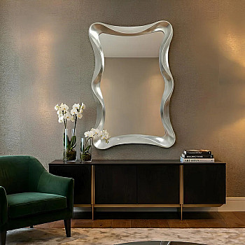 Zrkadlo Alice 48189 120x80cm Strieborné