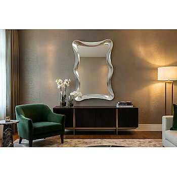 Zrkadlo Alice 48189 120x80cm Strieborné