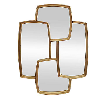 Zrkadlo Quadra 48190 90x70cm Zlaté