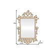 Zrkadlo Opulent 48194 125x82cm Zlaté